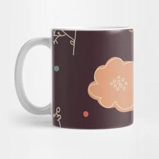 Elegance Seamless pattern with flowers Mug